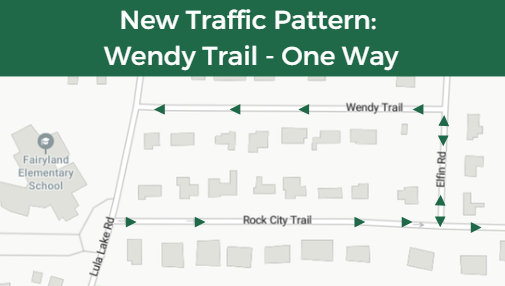 Wendy Trail Traffic Pattern